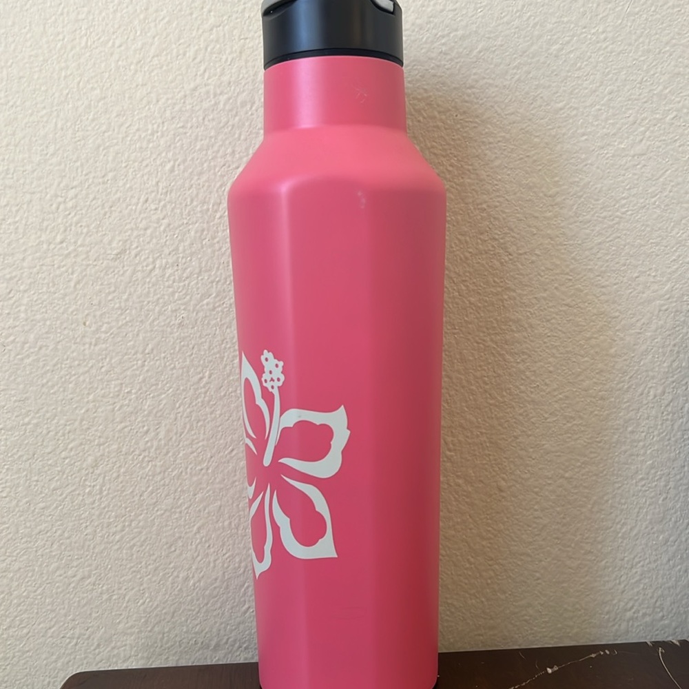 Roxy X Corkcicle Pink Hibiscus Bottle - Picture 2 of 6